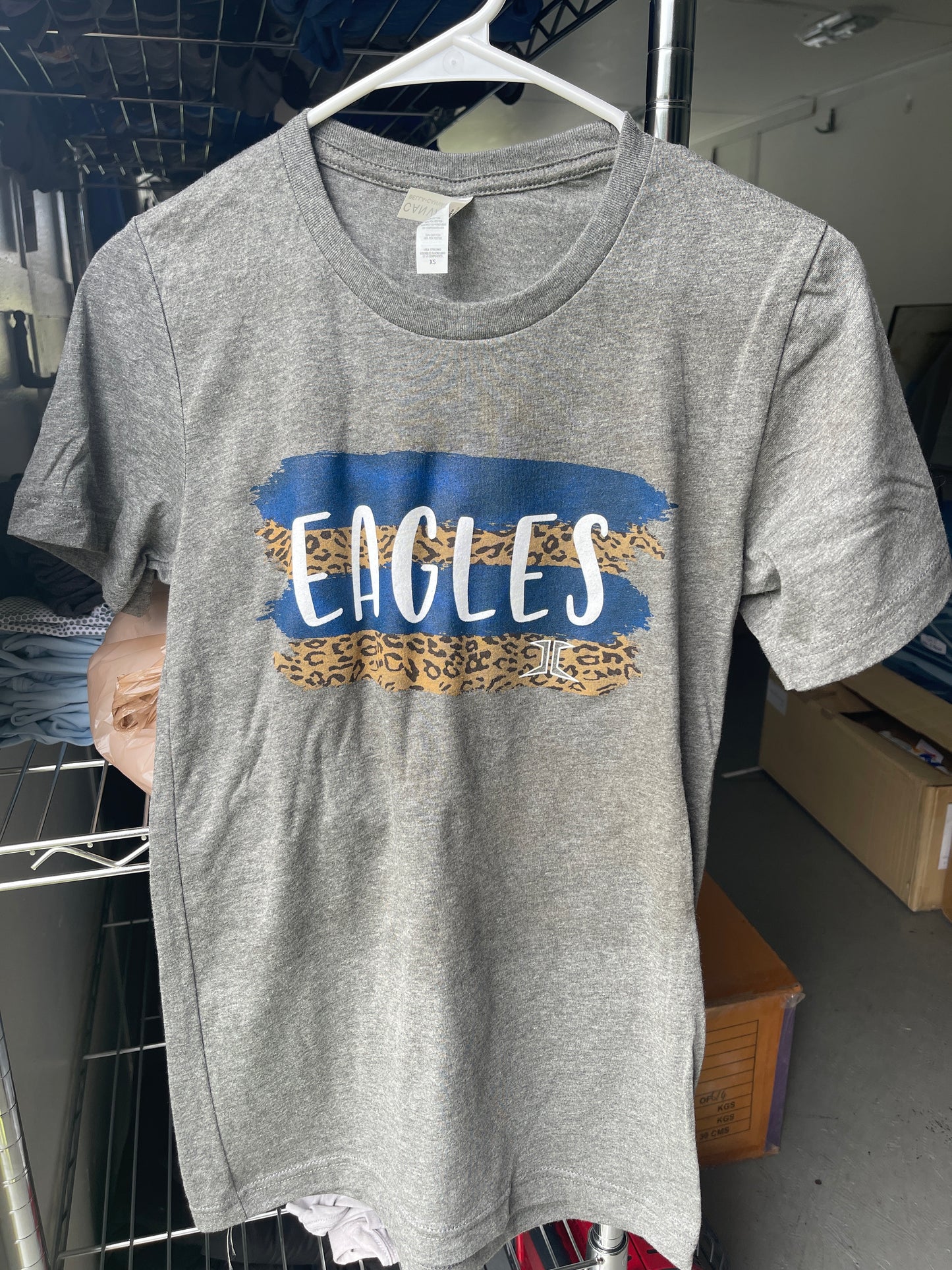 Bella Canvas CVC Tee (Eagles Leopard Print)