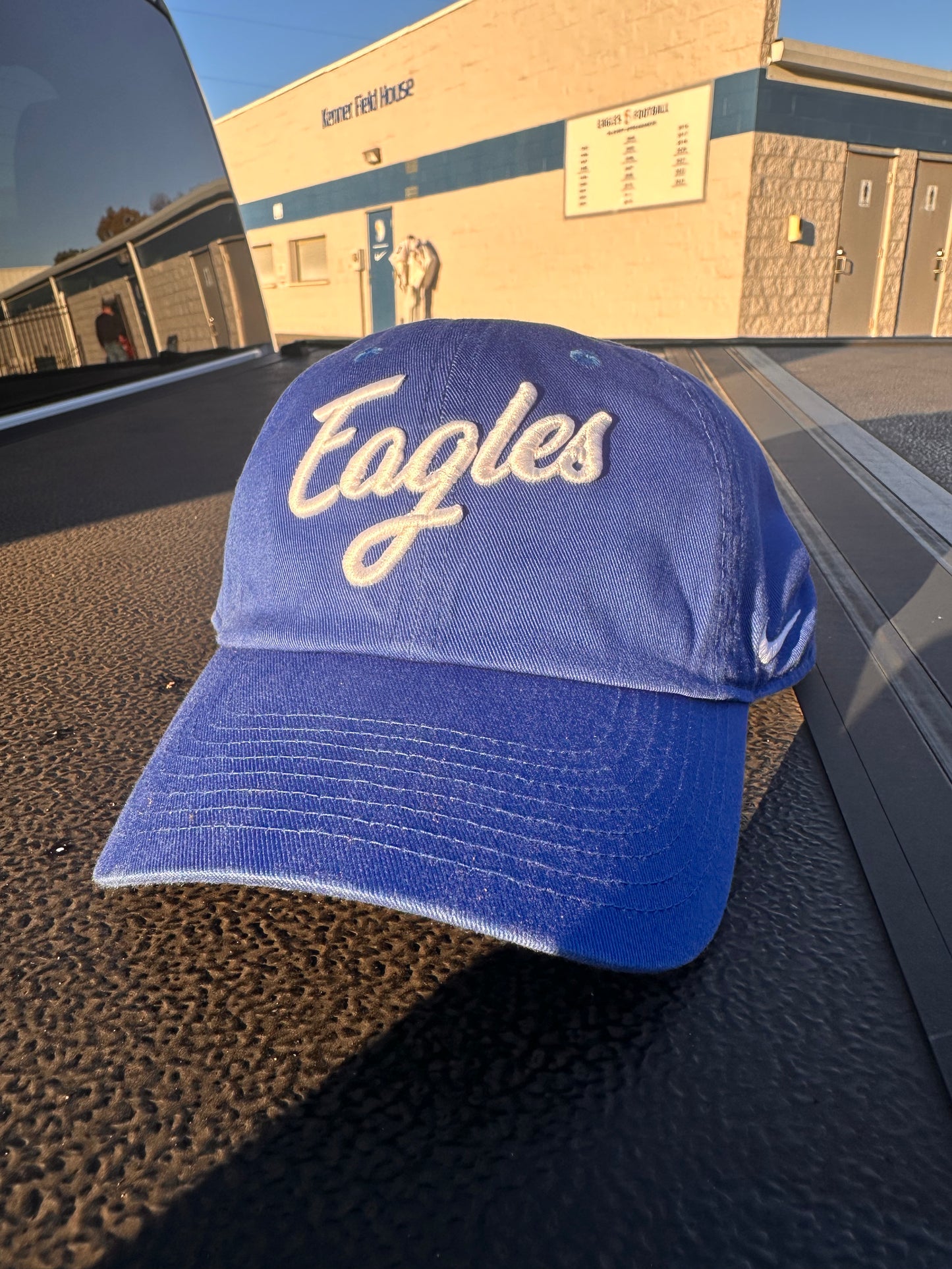 Nike Hat - Script Eagles Blue