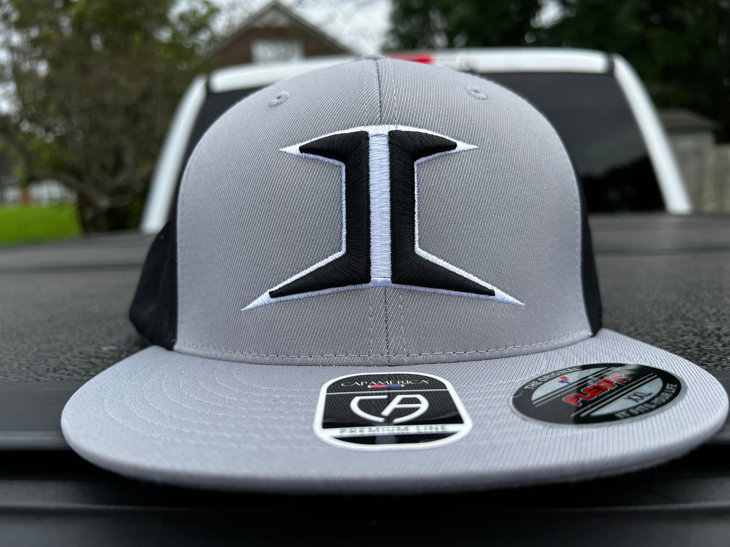 Hat - JC black and grey