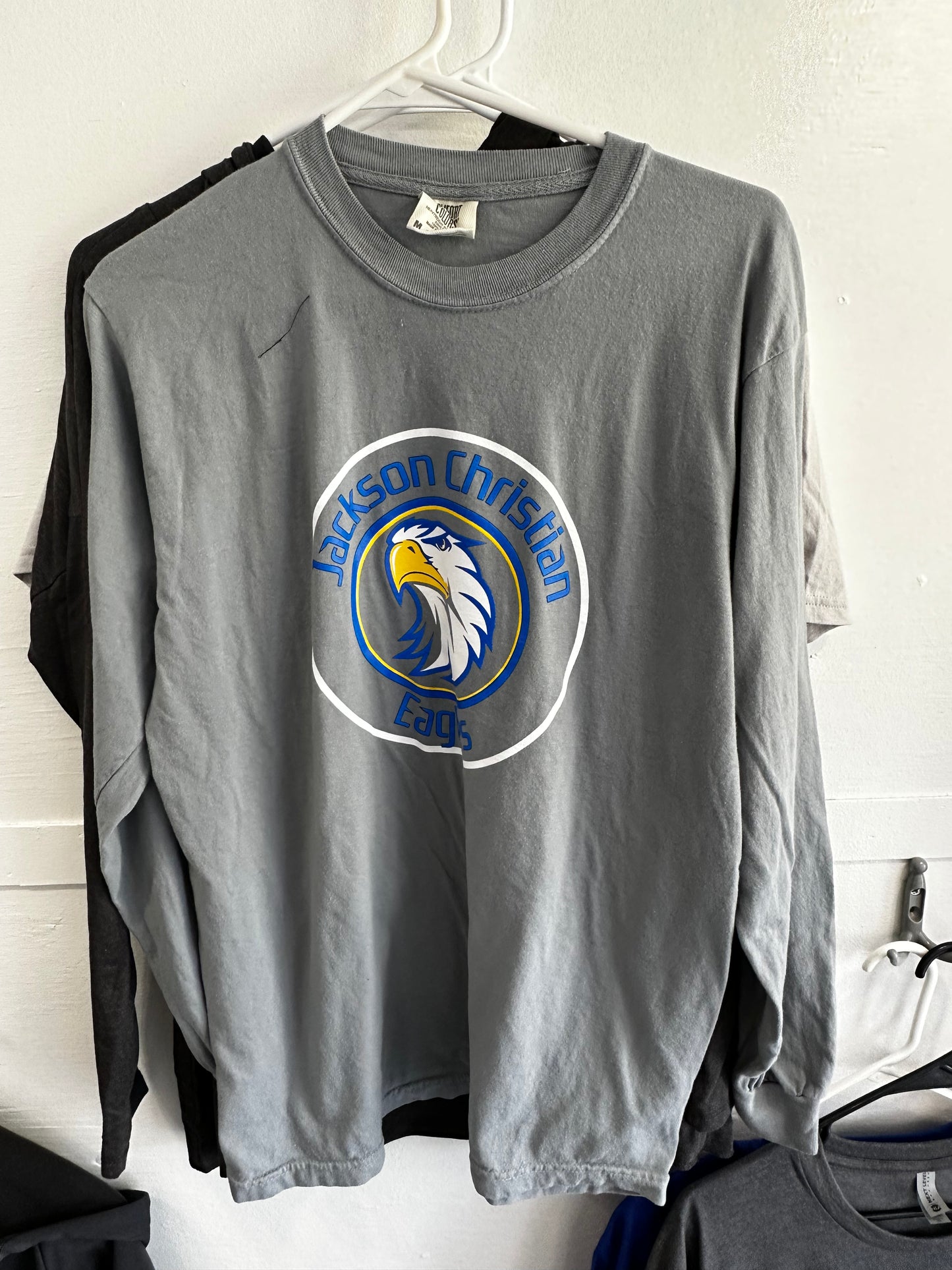 Comfort Colors LS Tee - Circle Eagle Head