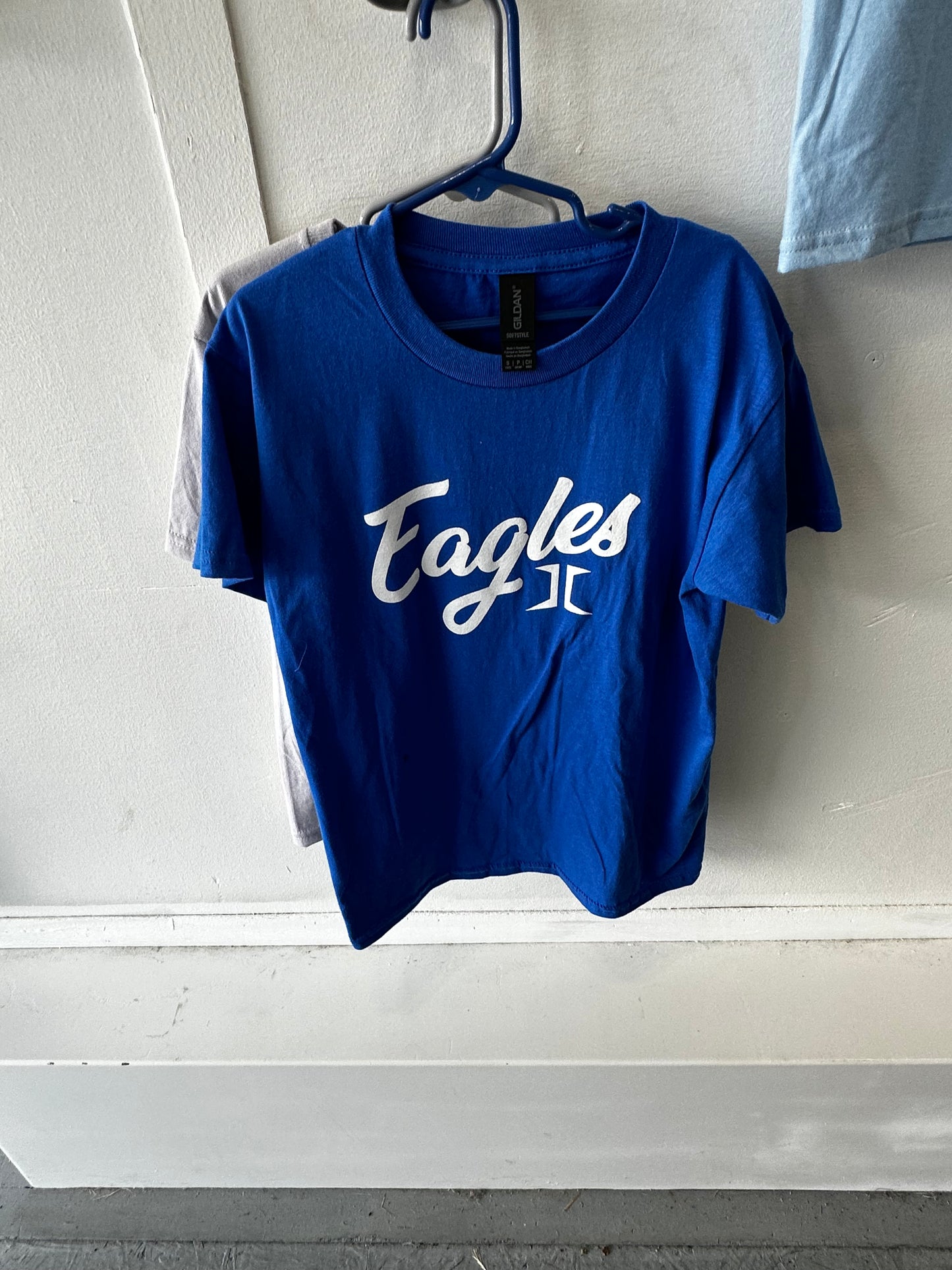 Gildan Softsyle Youth Tee - Script Eagles w/ JC