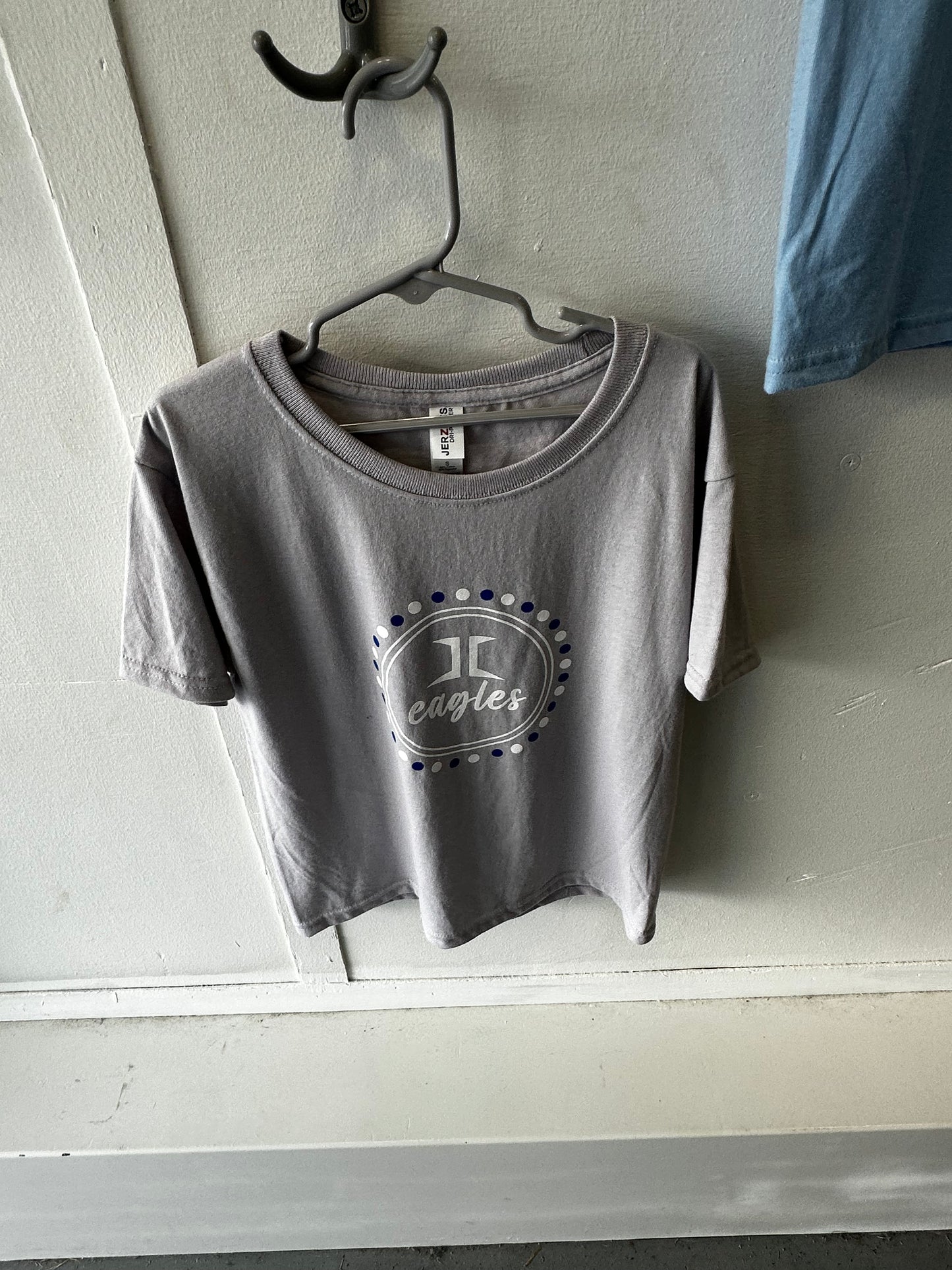 Jerzees youth dri-power tee - JC Eagles circle dots