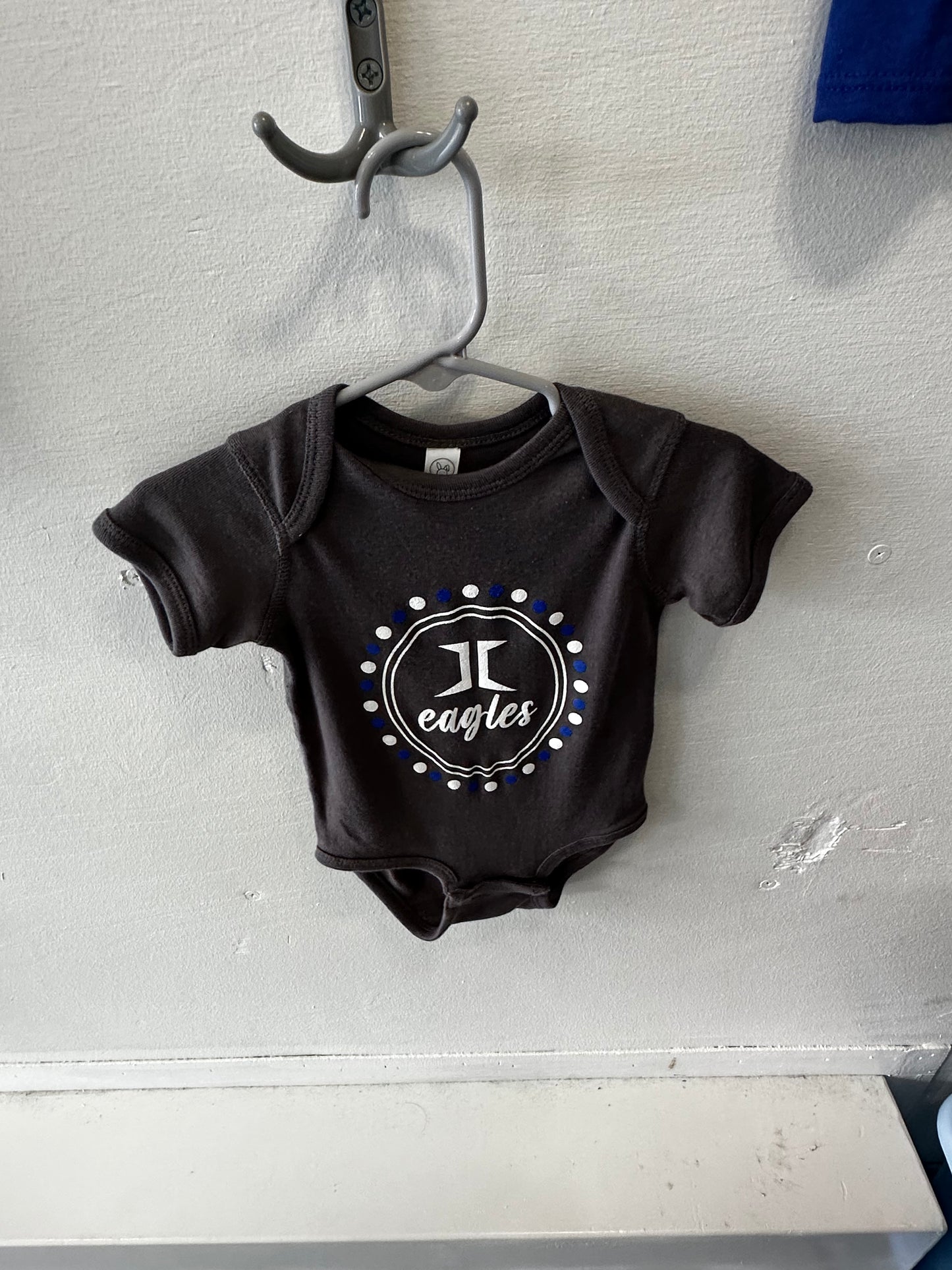 Rabbit Skins Infant Onesie - JC Circle Dots