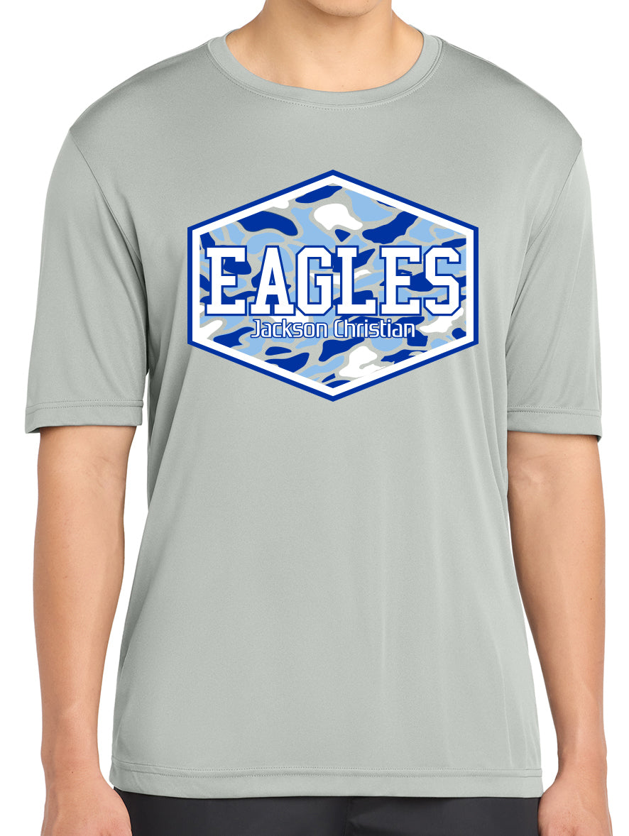 26-27 Bella Canvas- Toddler Seaside Camo Eagles T-shirt