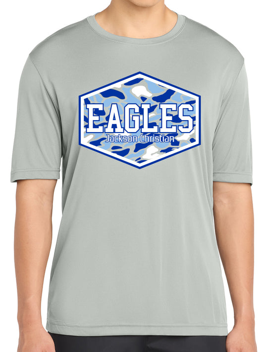 26-27 Bella Canvas- Toddler Seaside Camo Eagles T-shirt