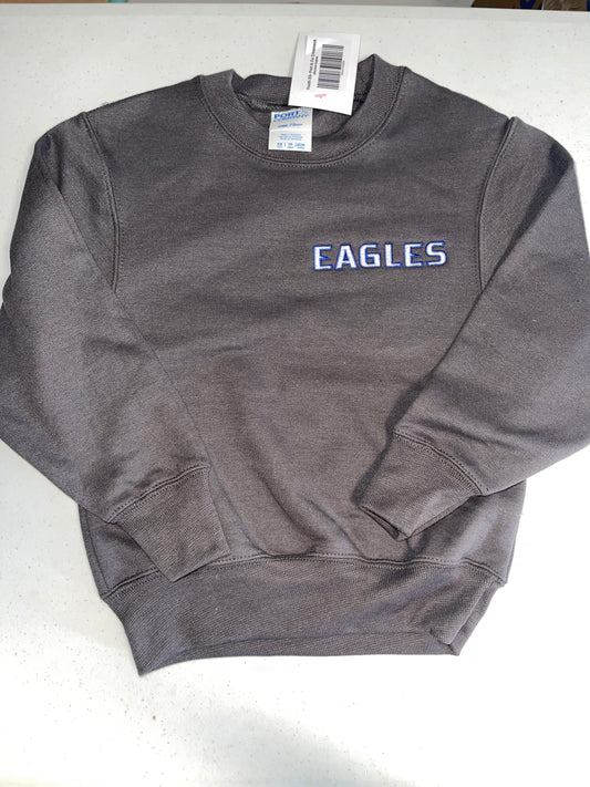 Port & Co YOUTH Crewneck (Block Eagles)