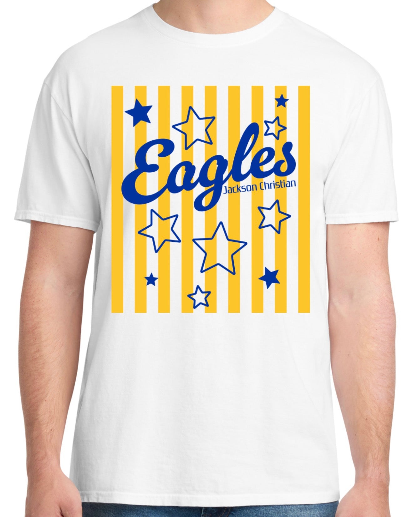 26-27 PC- Eagles Script with Yellow Stripe