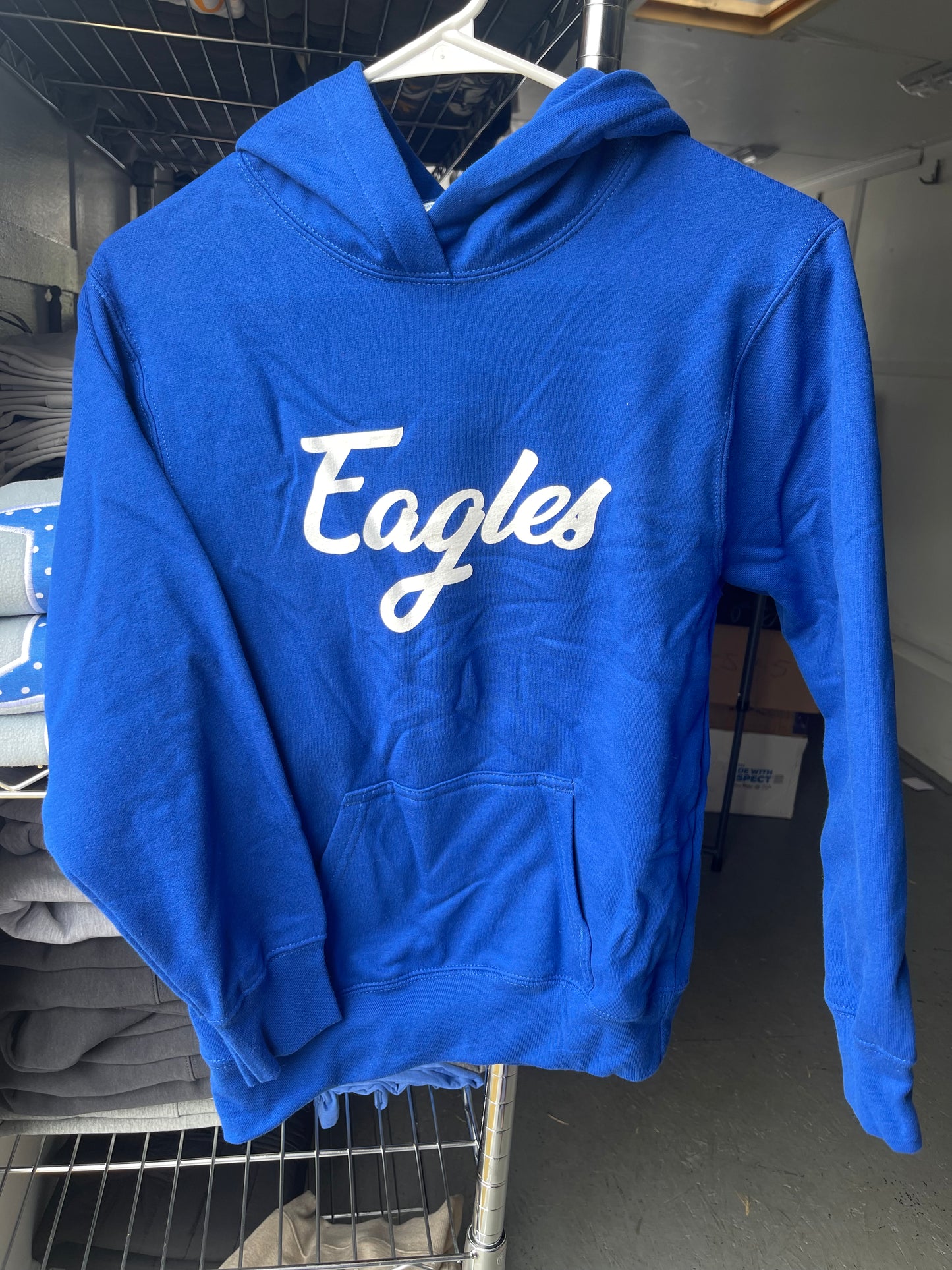 Port & Co YOUTH Fan Hoodie (Script Eagles)