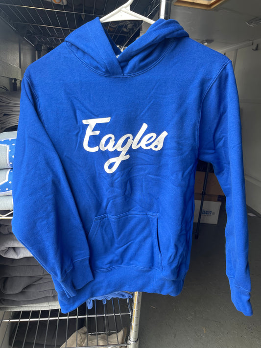 Port & Co YOUTH Fan Hoodie (Script Eagles)